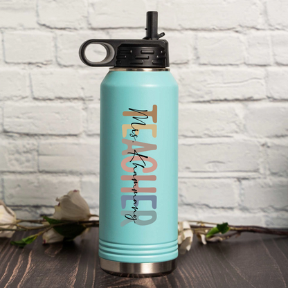 Customized 32oz Teacher Water Bottles