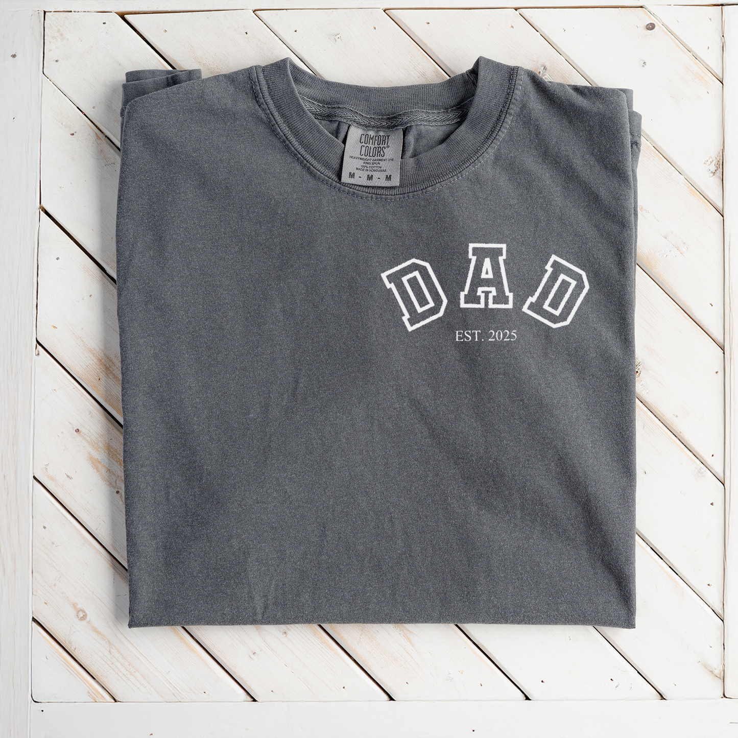Premium Customized Dad Est.T-Shirt
