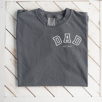 Premium Customized Dad Est.T-Shirt