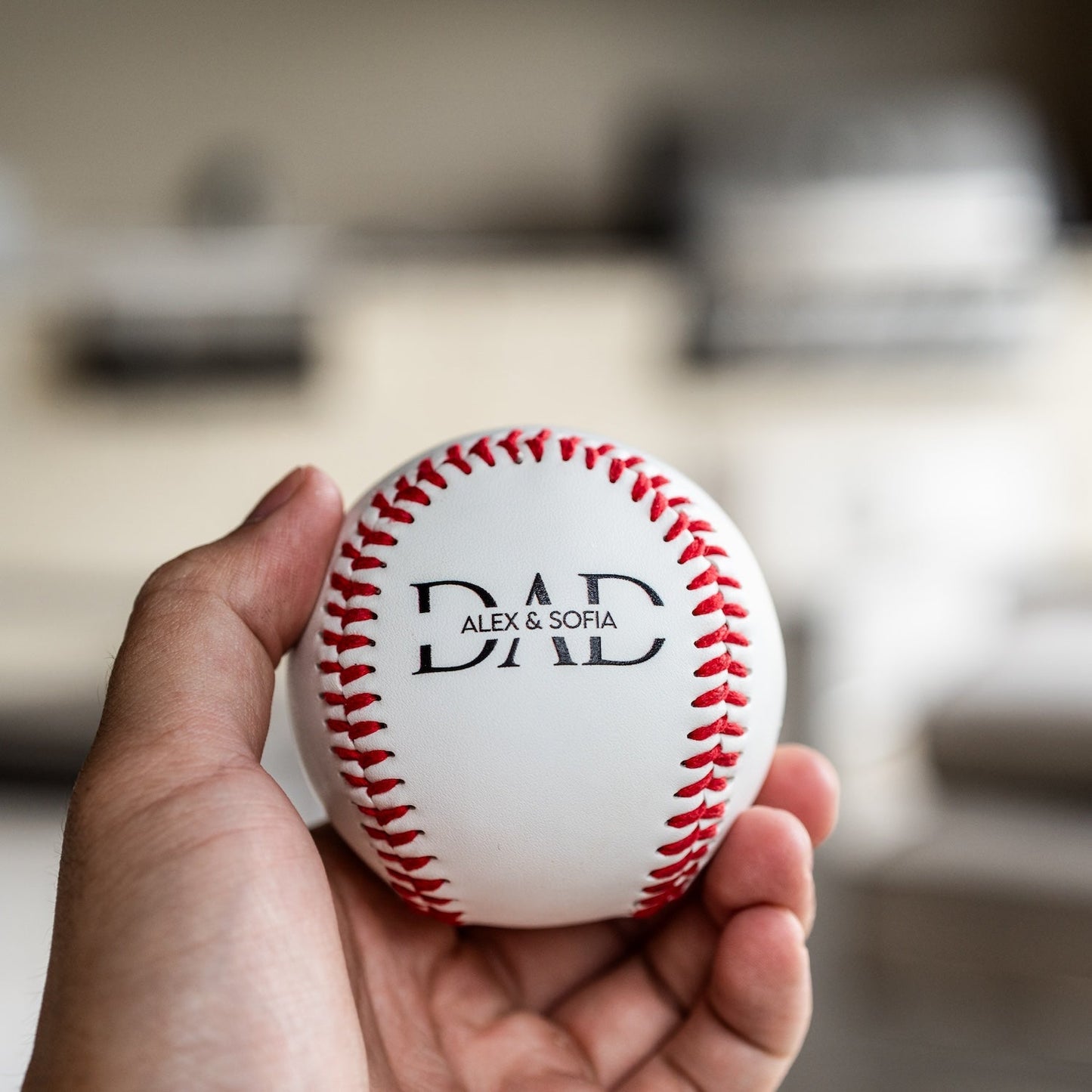 Customized Baseball for Dad