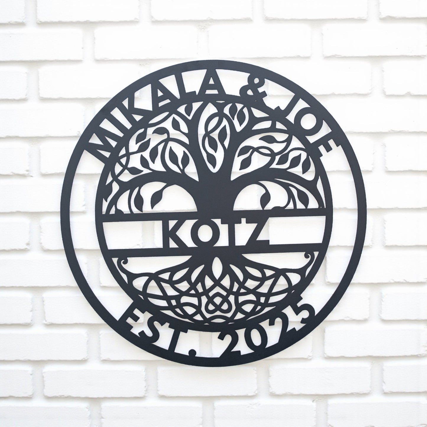 Metal Sign Family Tree