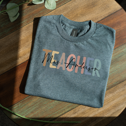 Customized Teacher T-Shirts