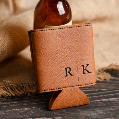 Customized Can Cooler & Bottle Opener Gift Set