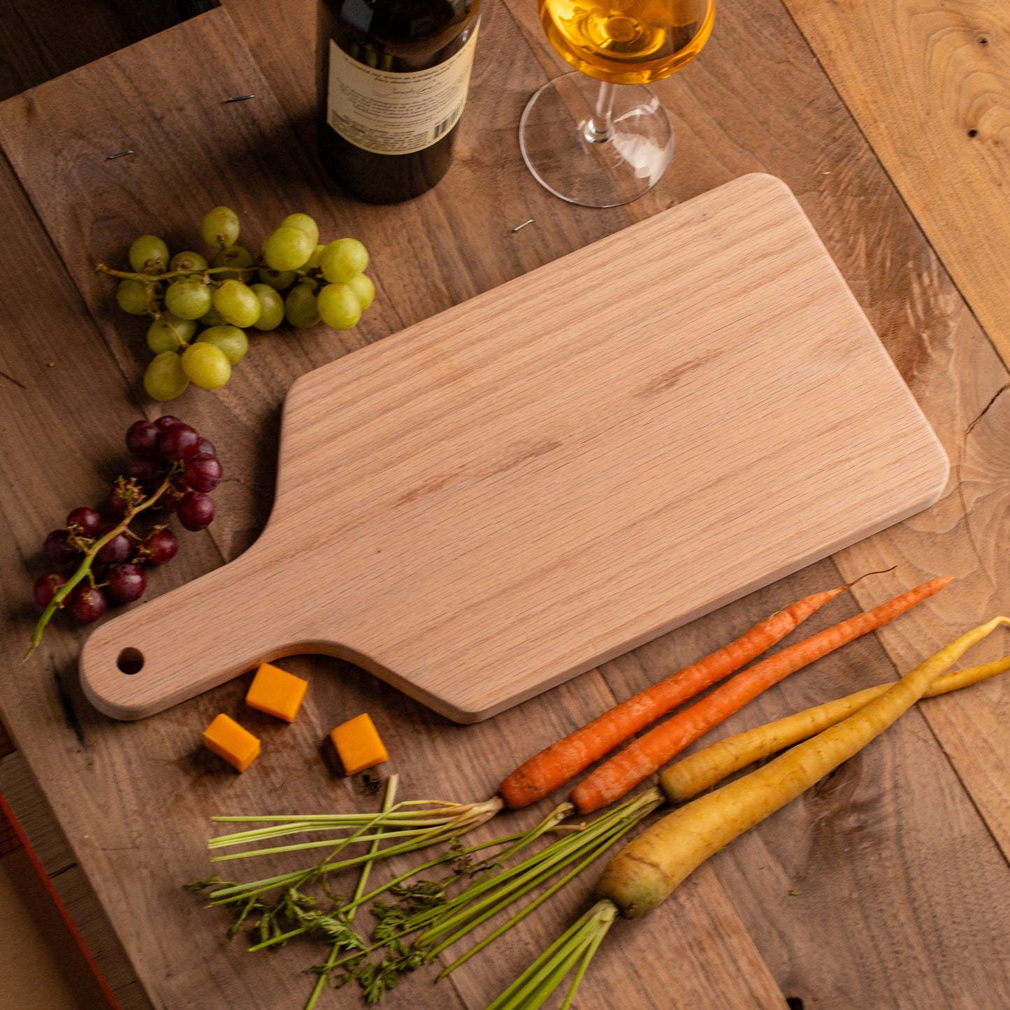 Engraved Large Paddle Serving & Cutting Boards - Center Designs