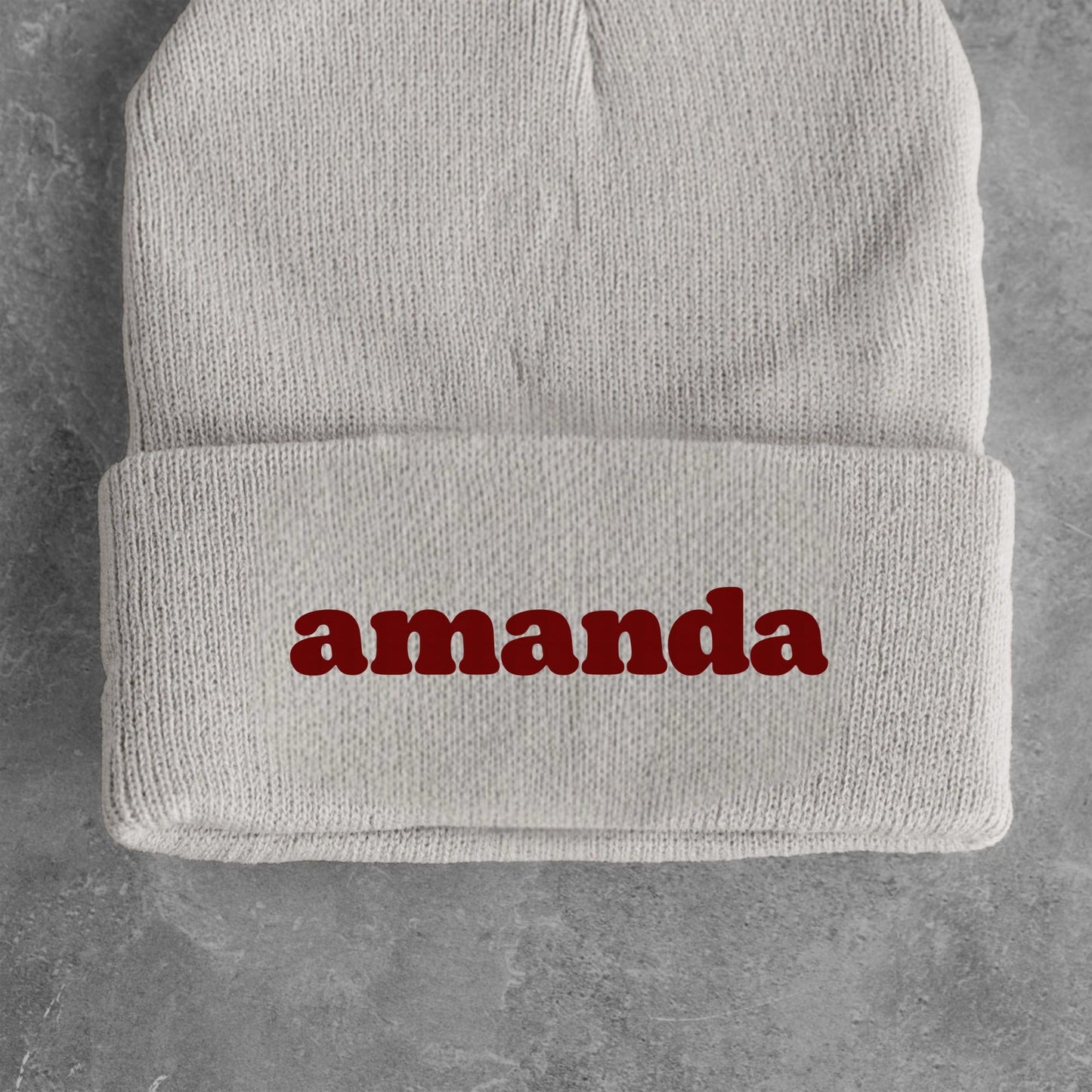 Custom Embroidered Kids Fitted Beanie