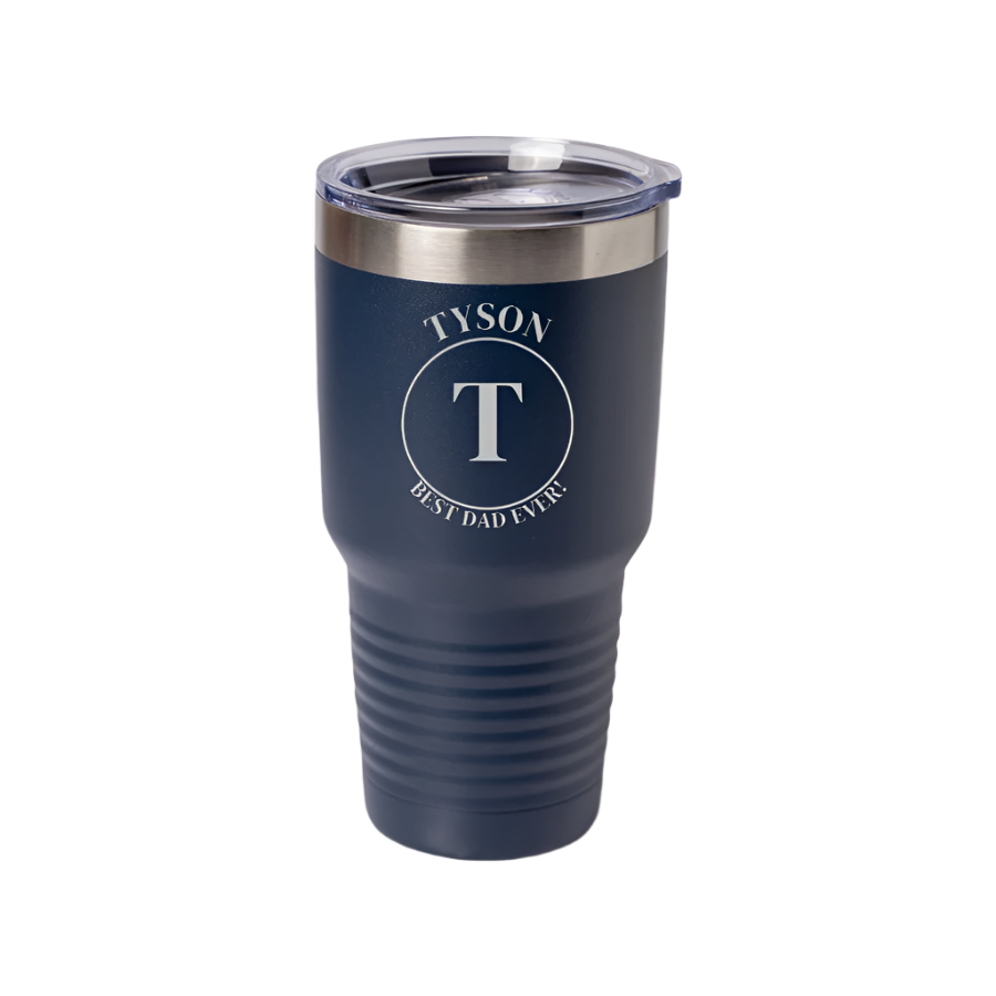 Customized 30oz Tumbler with Silver Lip