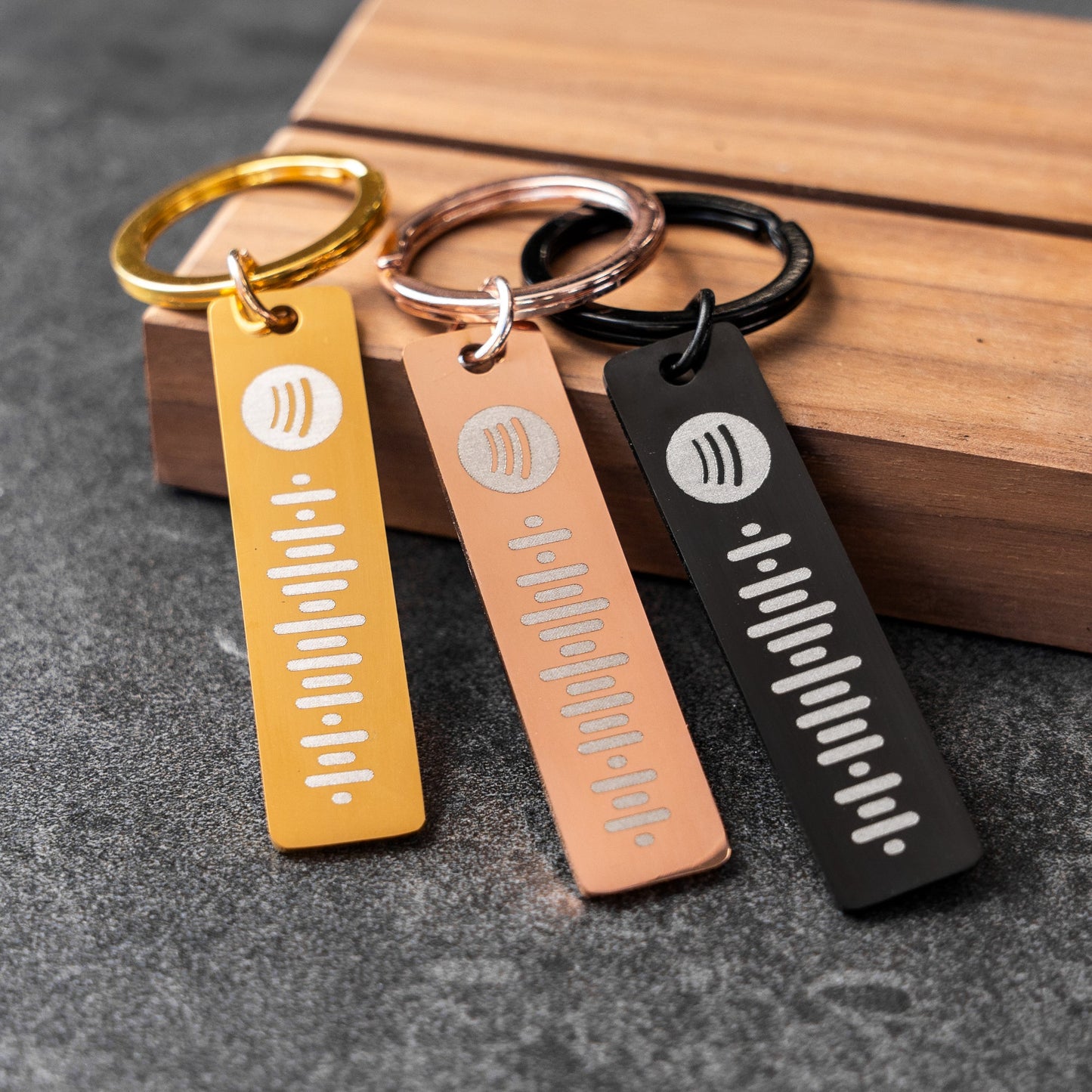 Custom Engraved Rectangle Keychains