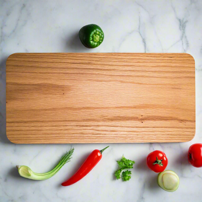 Customized Red Oak Charcuterie Board