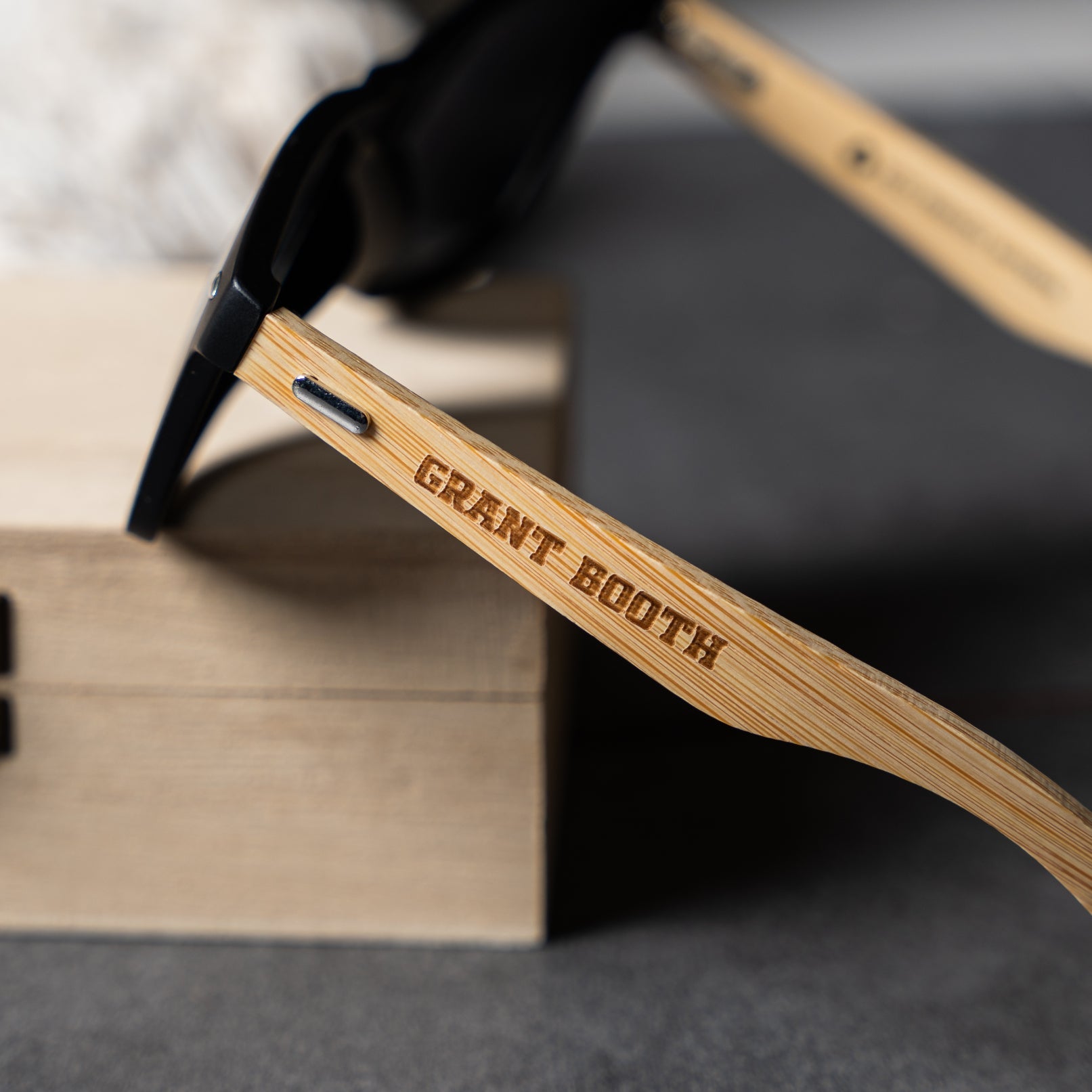 Customized Wayfarer Wood Sunglasses