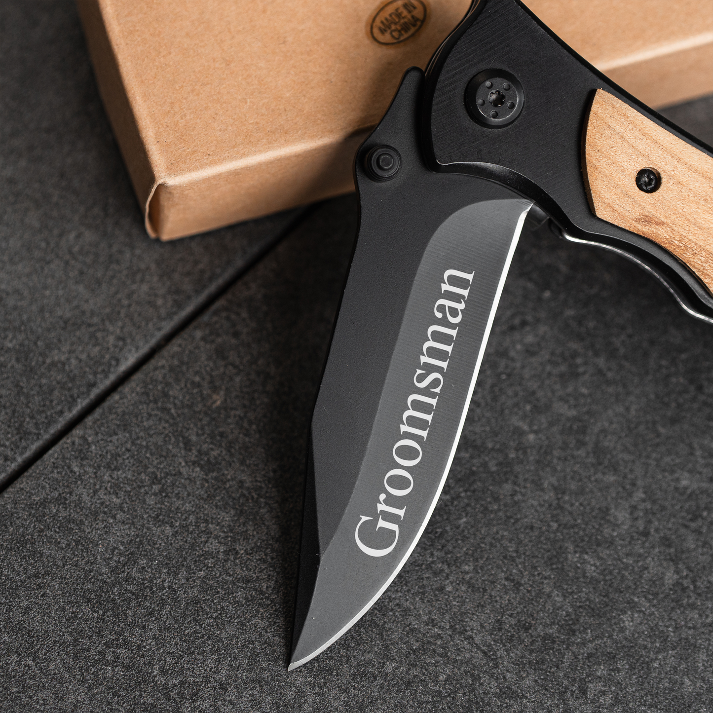 Customized Back Metal Knife