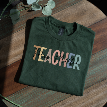 Customized Teacher T-Shirts