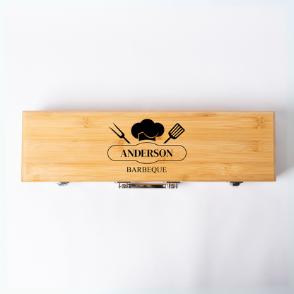 Customized BBQ Grill Set with Tools
