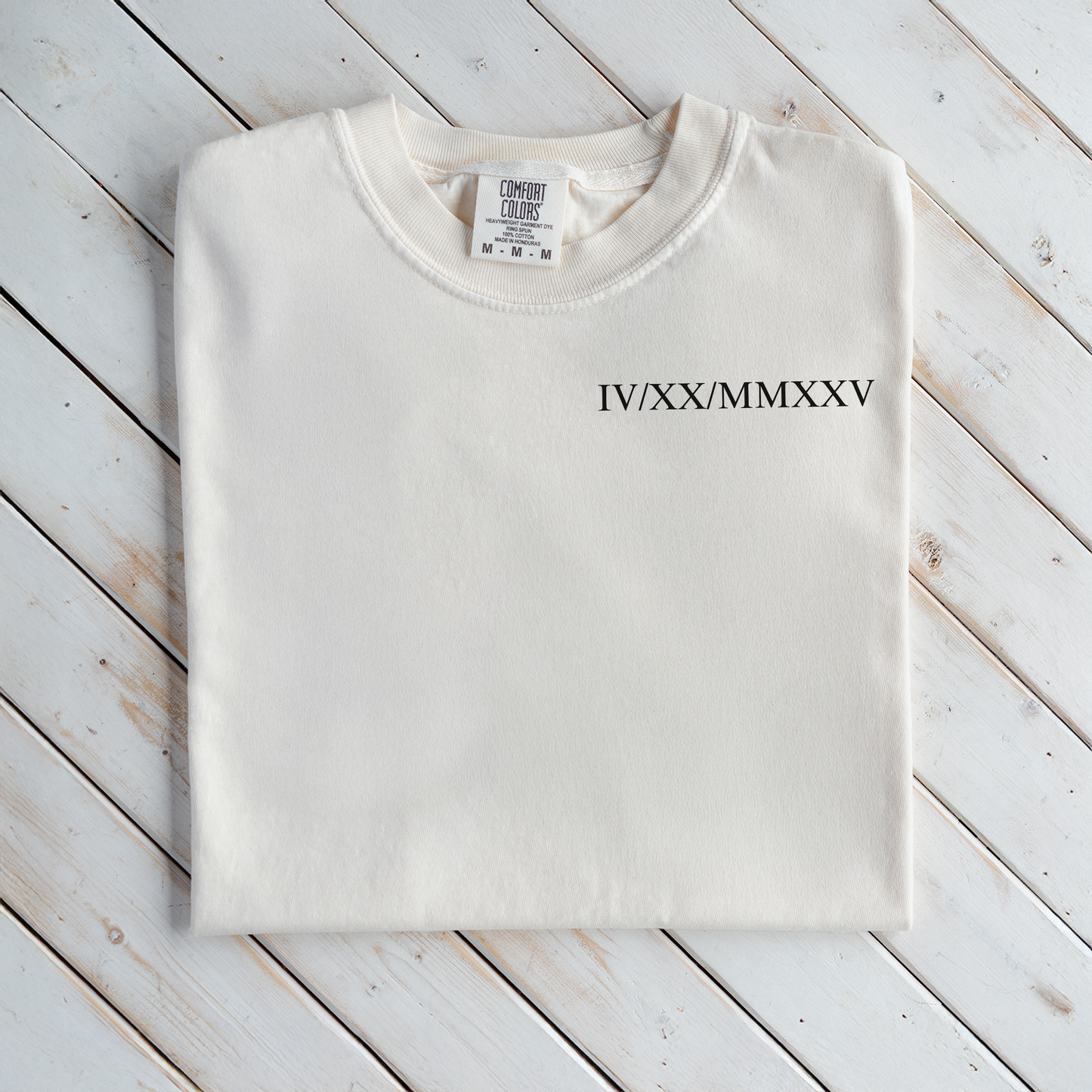 Customized Roman Numeral T-Shirt