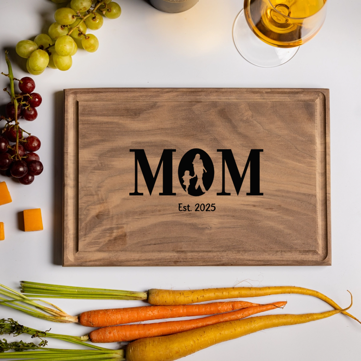 Custom Rectangle Mom Cutting Boards