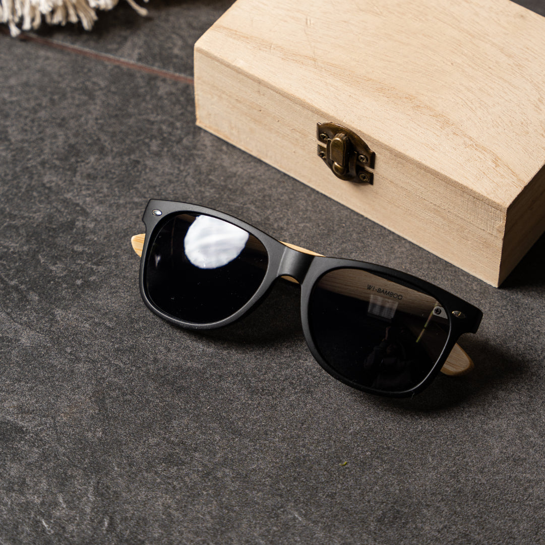 Customized Wayfarer Wood Sunglasses