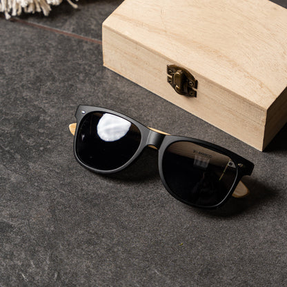 Customized Wayfarer Wood Sunglasses