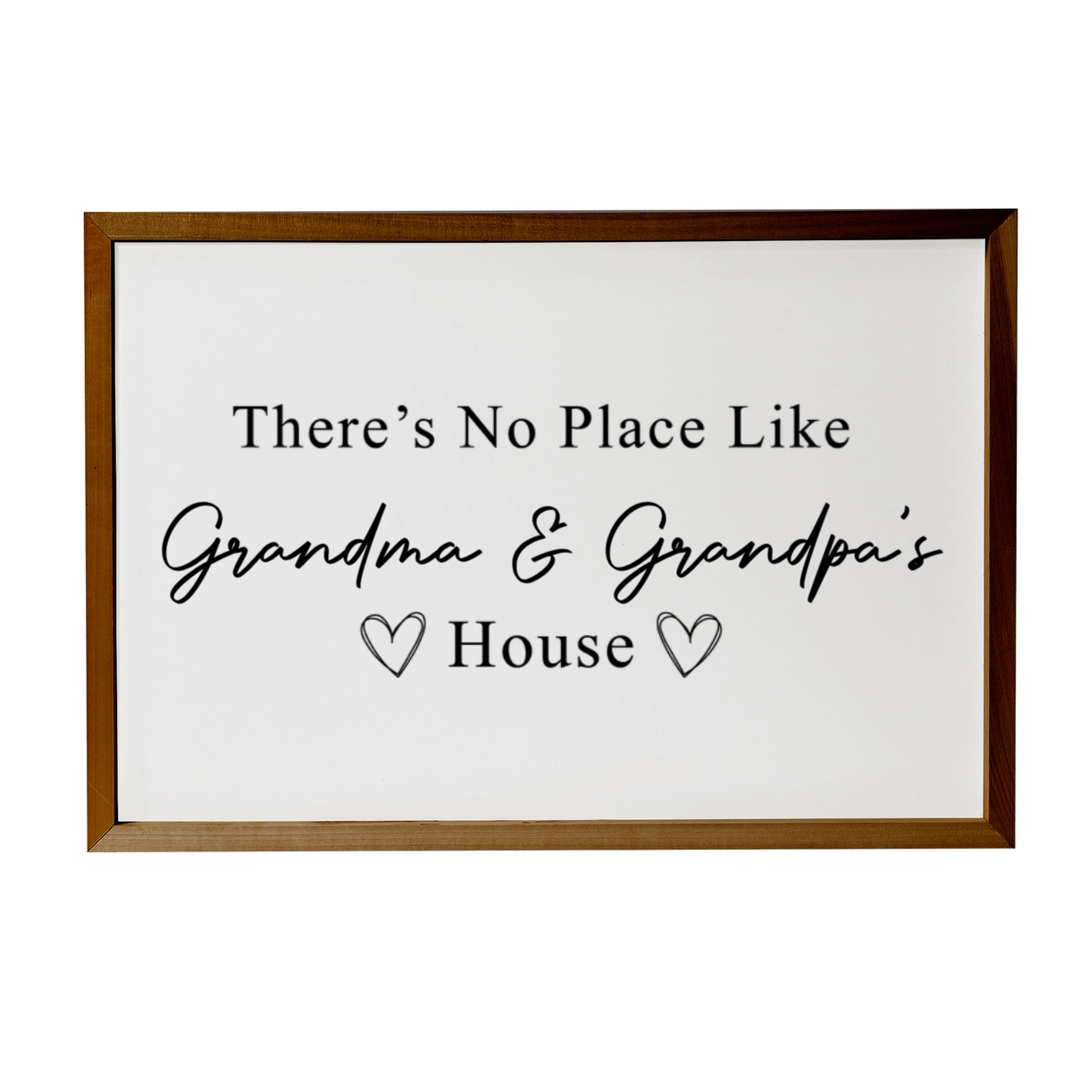 Custom There's No Place Like Grandma & Grandpa's House Sign