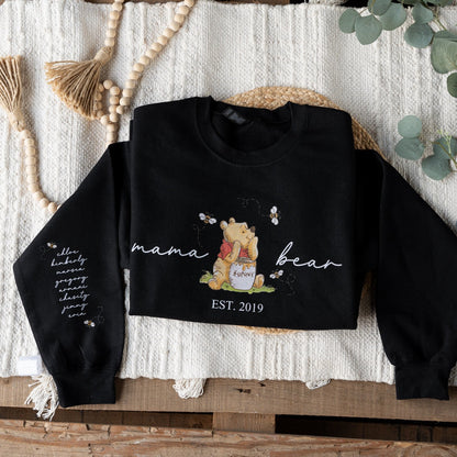 Customized Mama Bear Sweatshirts