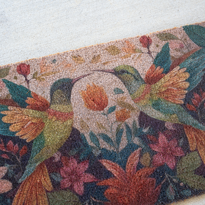 Floral Birds Doormat