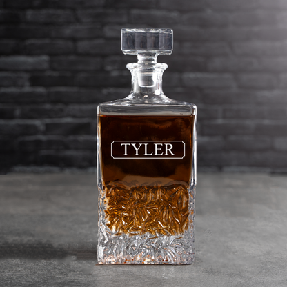 Customized Bradford 24oz. Whiskey Decanters Set of 5