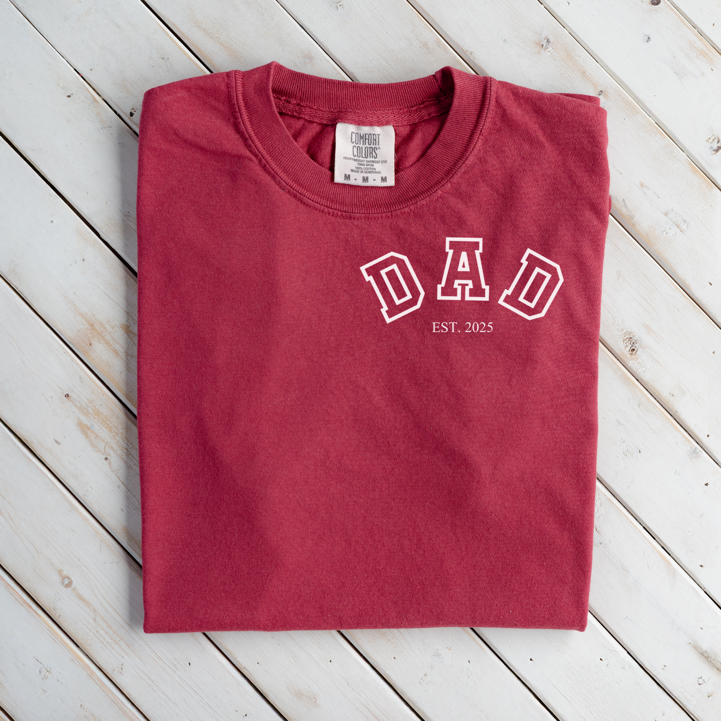 Premium Customized Dad Est.T-Shirt