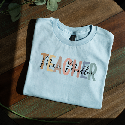 Customized Teacher T-Shirts