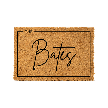 Customized Doormat - Script Font