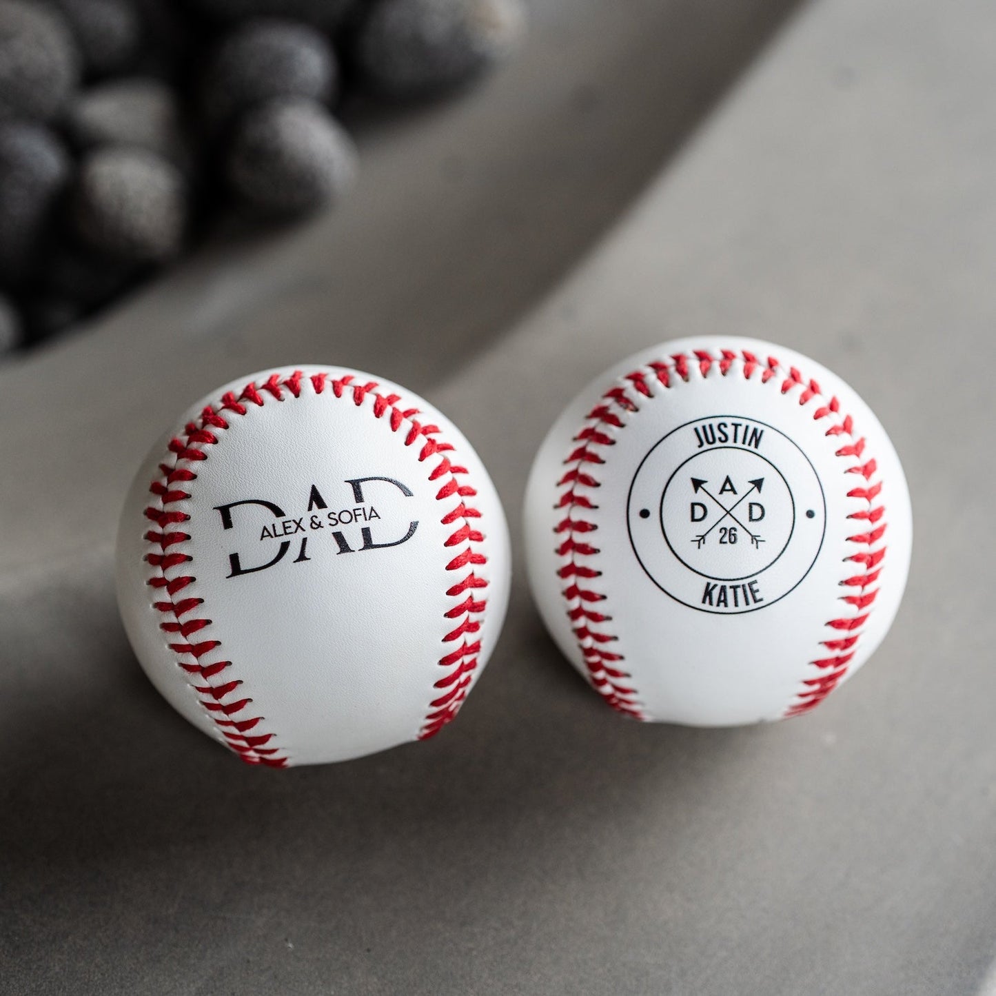 Customized Baseball for Dad