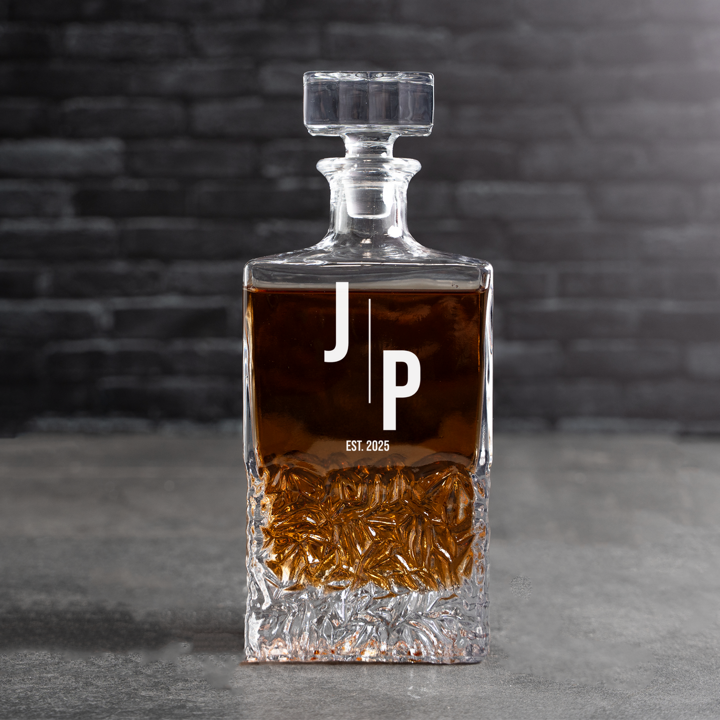 Customized Bradford 24oz. Whiskey Decanters Set of 5 - Signature Designs