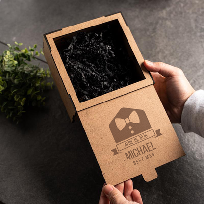 Custom Best Man Gift Box