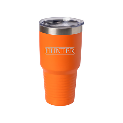 Customized 30oz Tumbler with Silver Lip
