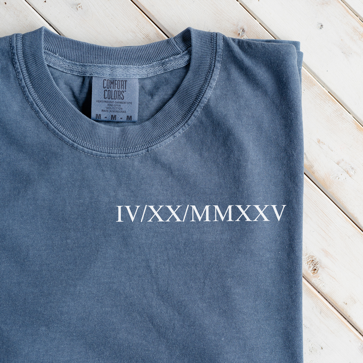Customized Roman Numeral T-Shirt