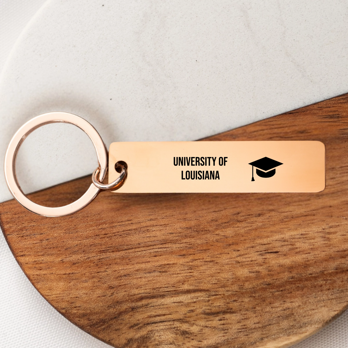 Custom Engraved Rectangle Keychains
