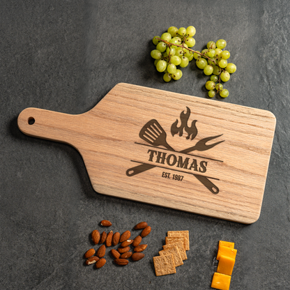 Customized BBQ Large Paddle Cutting Boards