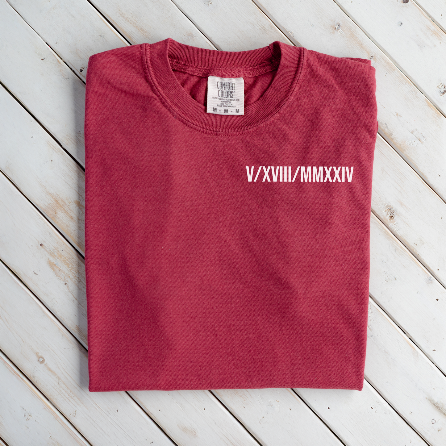 Customized Roman Numeral T-Shirt
