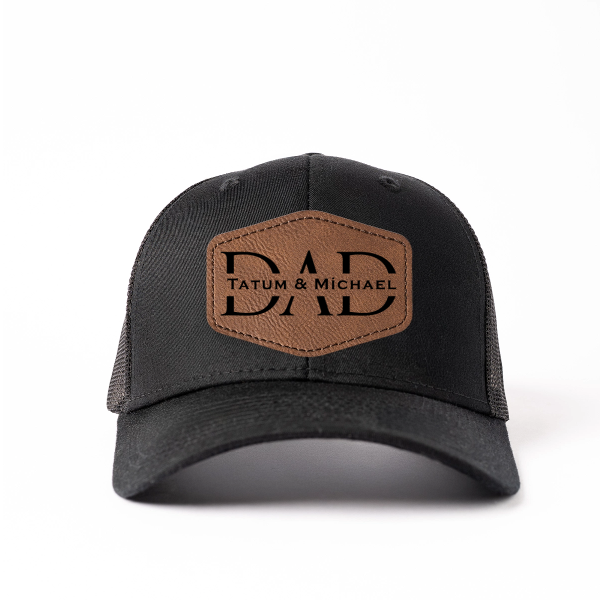 Customized Dad Trucker Hat with Patch