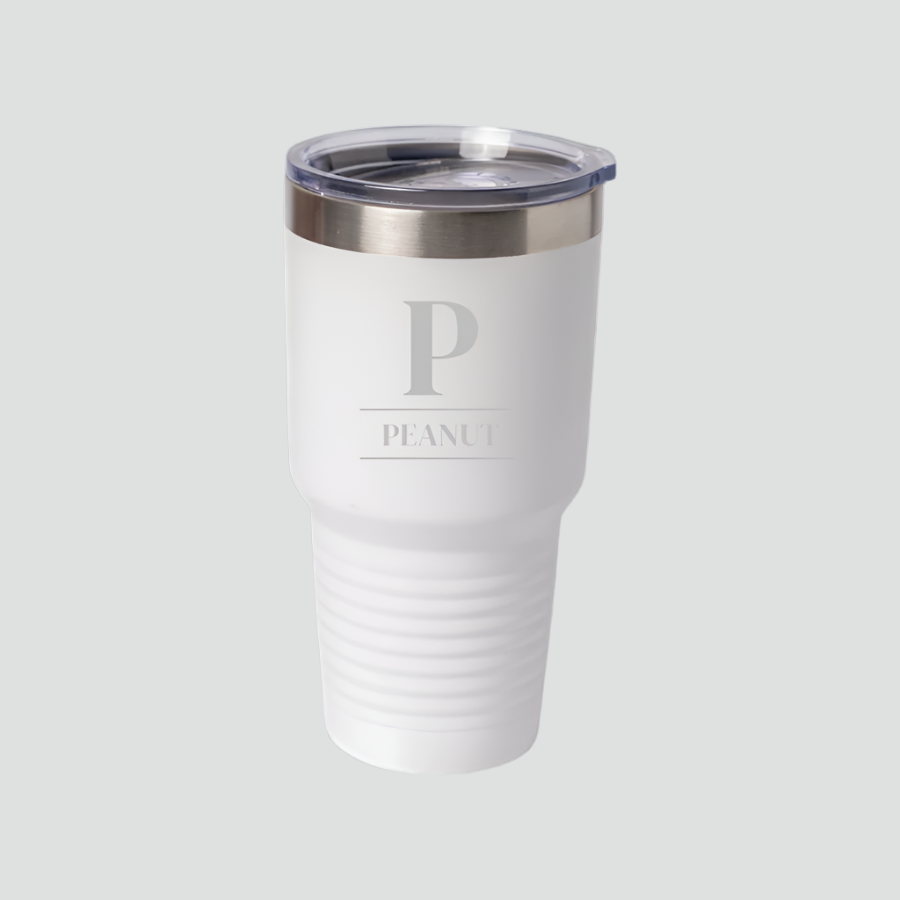 Customized 30oz Tumbler with Silver Lip