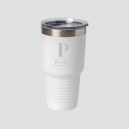 Customized 30oz Tumbler with Silver Lip