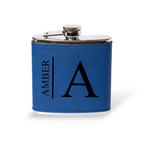 Customized Leather Wrapped Stainless Steel Flasks