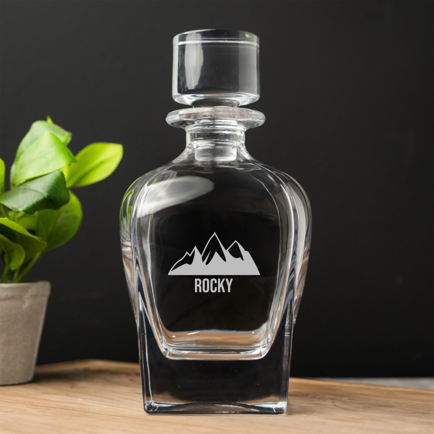 Customized Tudor Whiskey Decanter