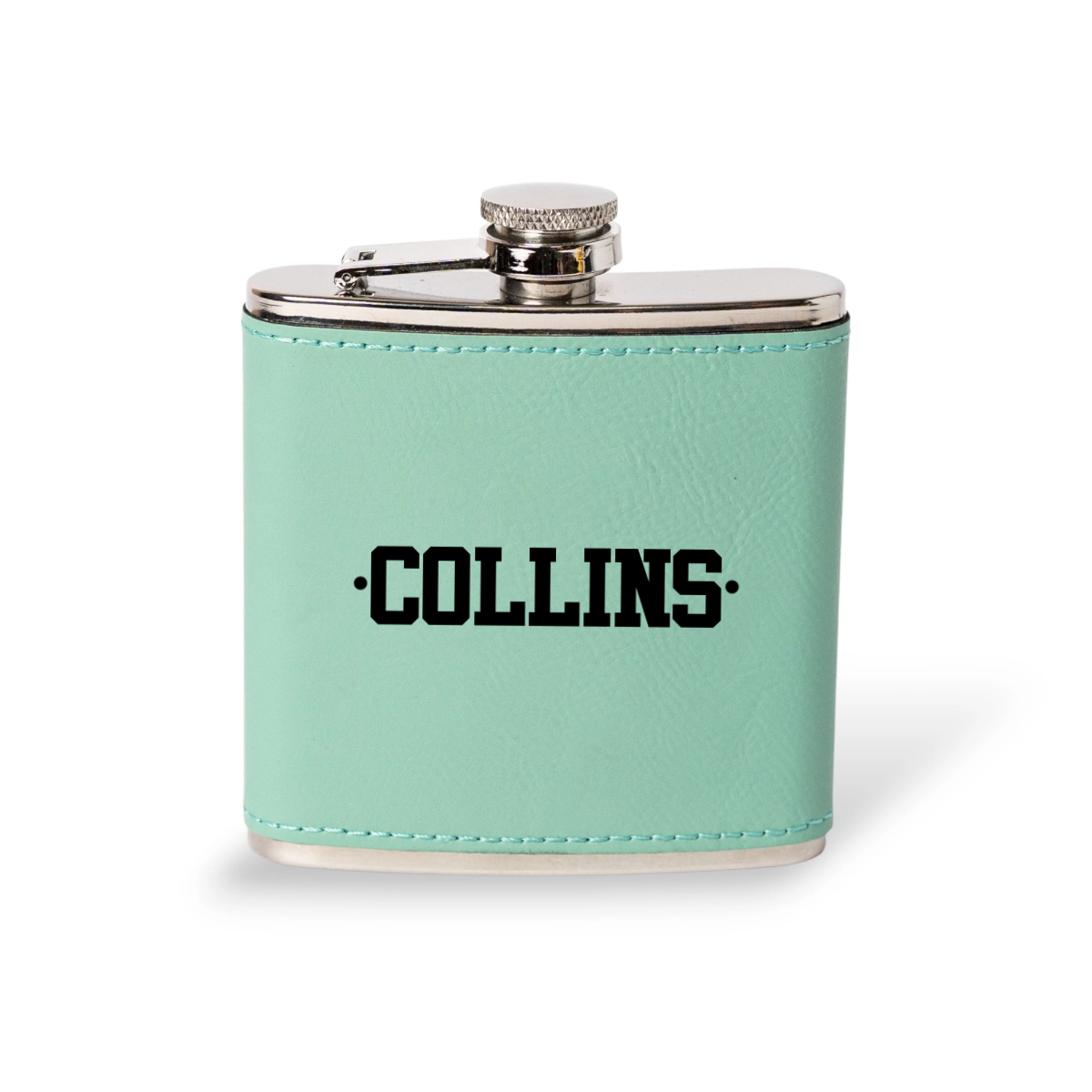Customized Leather Wrapped Stainless Steel Flasks - Signature Designs